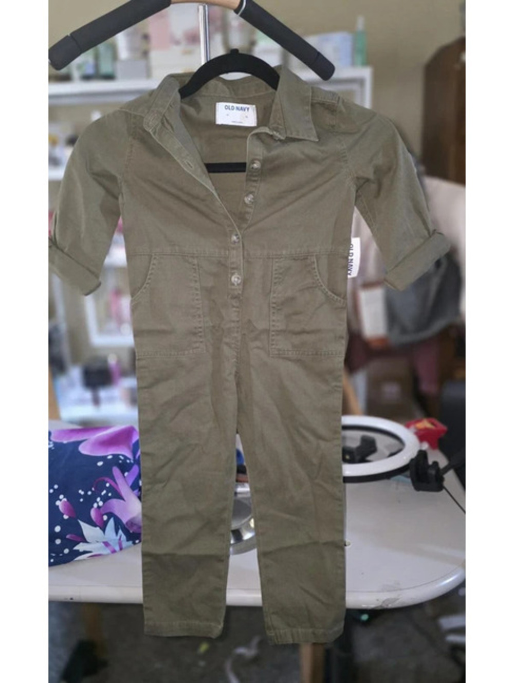 Kids Onesie Army Green